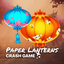 Juego de choque de linternas de papel